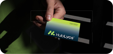 Hublycs map showing POIs and retail catchment area